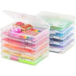 5"x 7" Photo Storage Box Container Keeper Organizer, 10-Pack,for Pictures Crafts